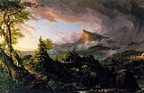 Thomas Cole The Course of Empire The Savage State painting